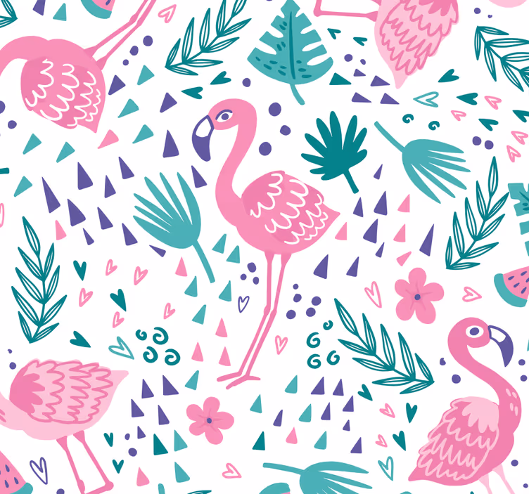 Rulou geam tineret model flamingo - TenStickers