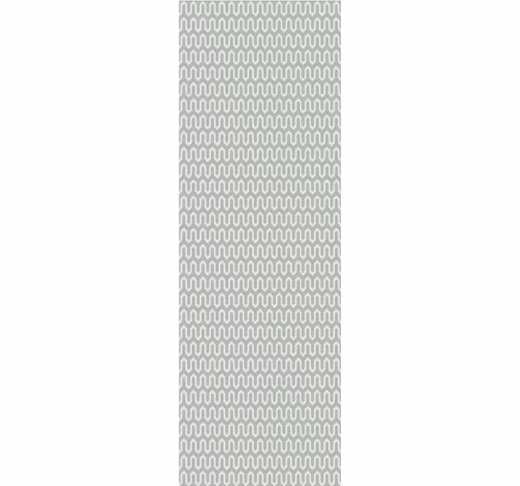 Rulou geam modern cu model geometric verde mentă - TenStickers