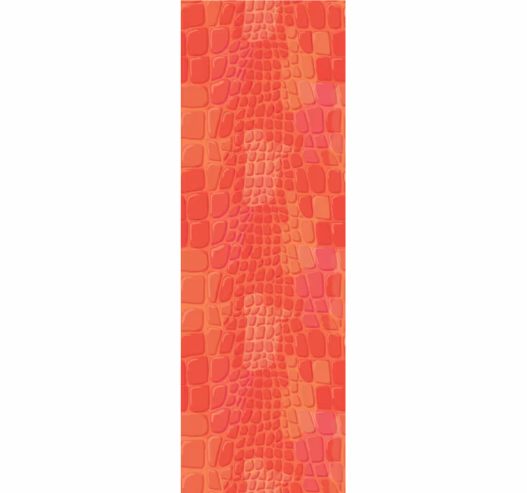 Rulou geam modern model piele crocodil roșie - TenStickers