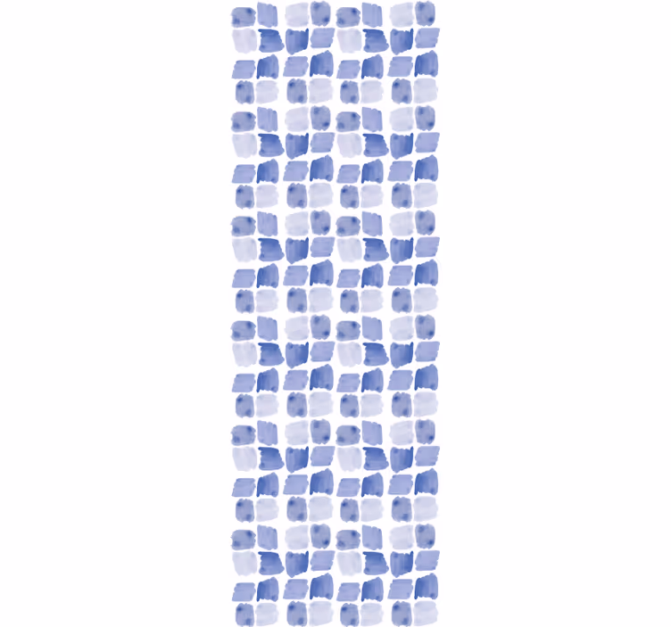 Rulou geam modern cu model pătrățele halftone aleatoriu - TenStickers