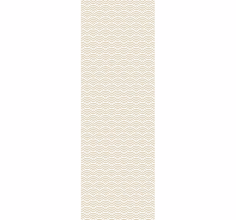 Rulou geam modern valuri simple și liniștite - TenStickers