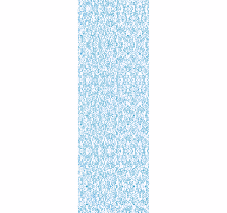 Rulou geam modern cu model de valuri diferite - TenStickers