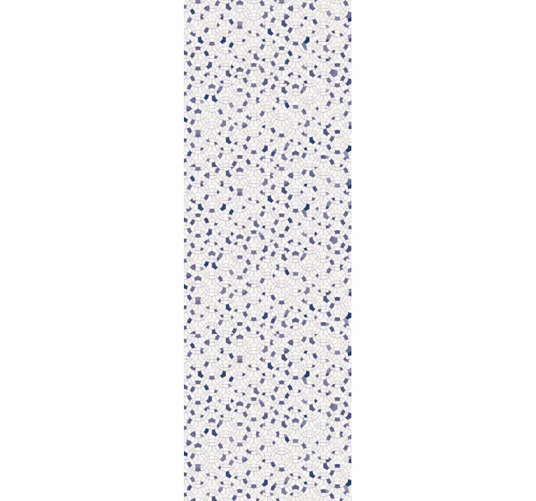 Rulou geam modern cercuri și diamante - TenStickers