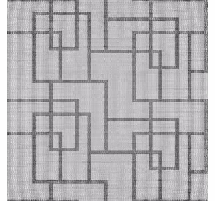 Rulou geam gri linii geometrice gri - TenStickers
