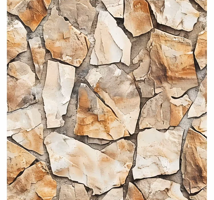 Rulou geam bej model rustic - TenStickers