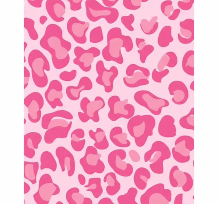 Rulou geam roz imprimeu leopard roz - TenStickers