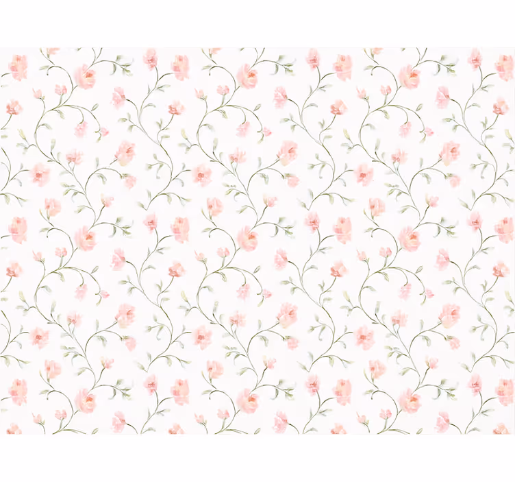 Rulou geam roz floare botanică roz - TenStickers