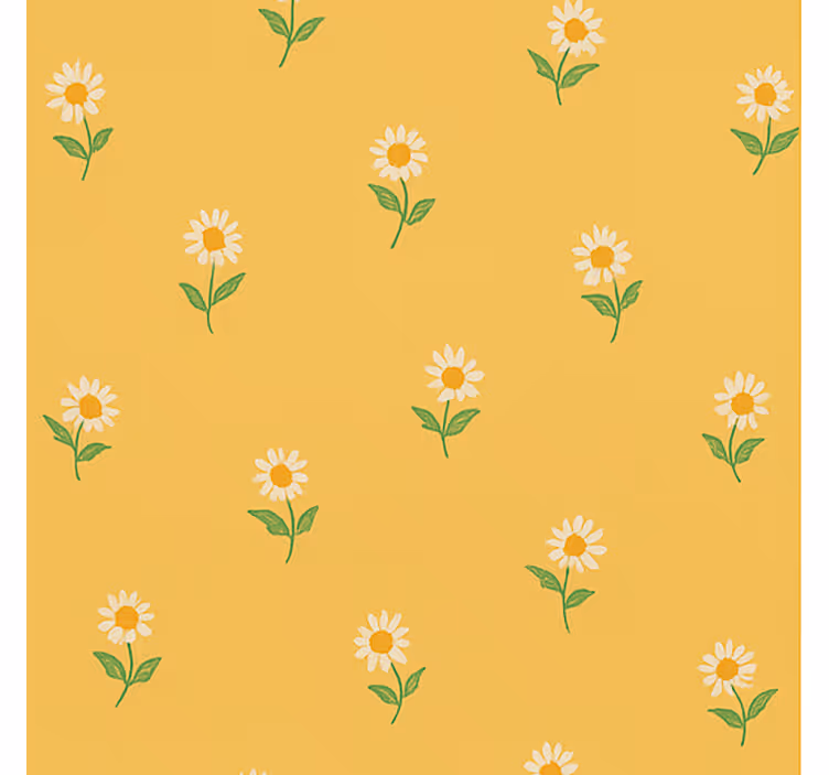 Rulou geam galben design grădiniță margaretă anii 1940 - TenStickers