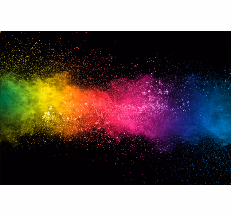 Rulou geam salon stropi multicolori - TenStickers