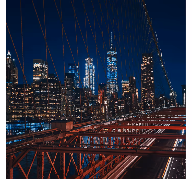 Rulou geam salon peisaj oraș new york - TenStickers