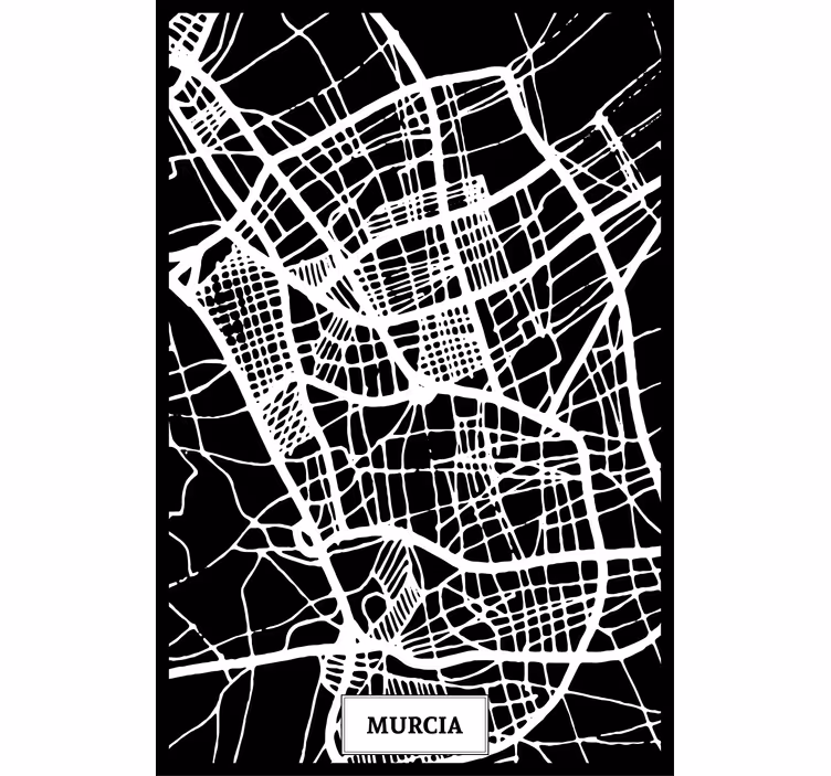 Rulou geam salon harta topografică murcia - TenStickers