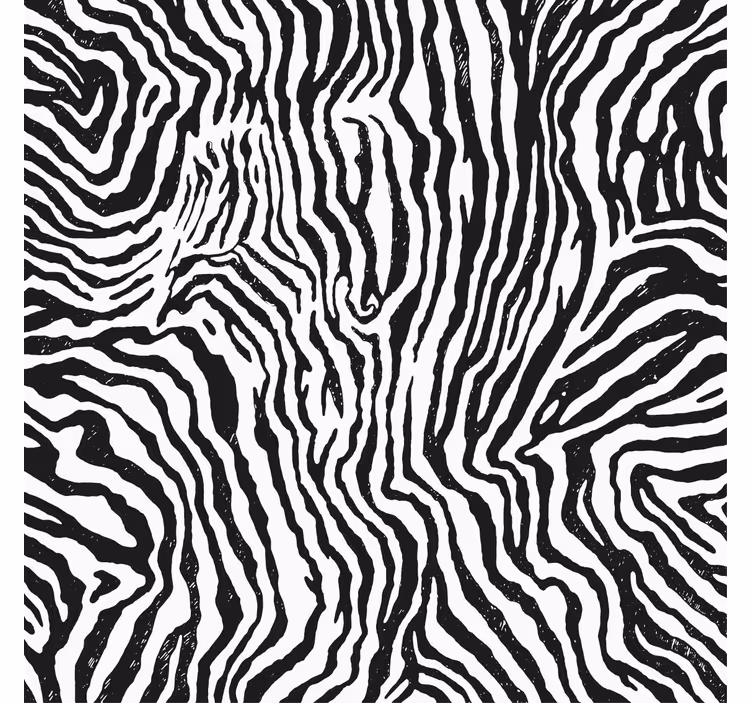 Rulou geam salon textură zebra - TenStickers