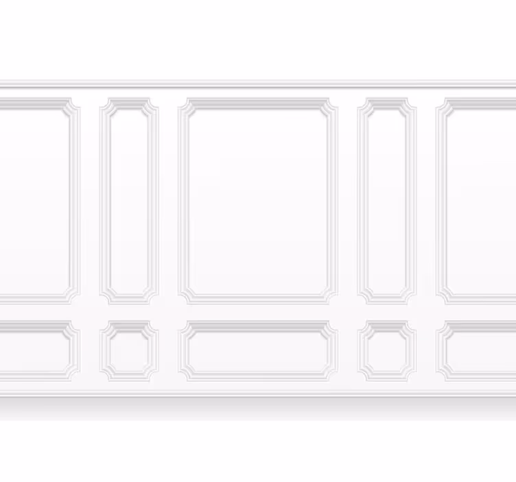 Rulou geam alb cu modele clasice - TenStickers