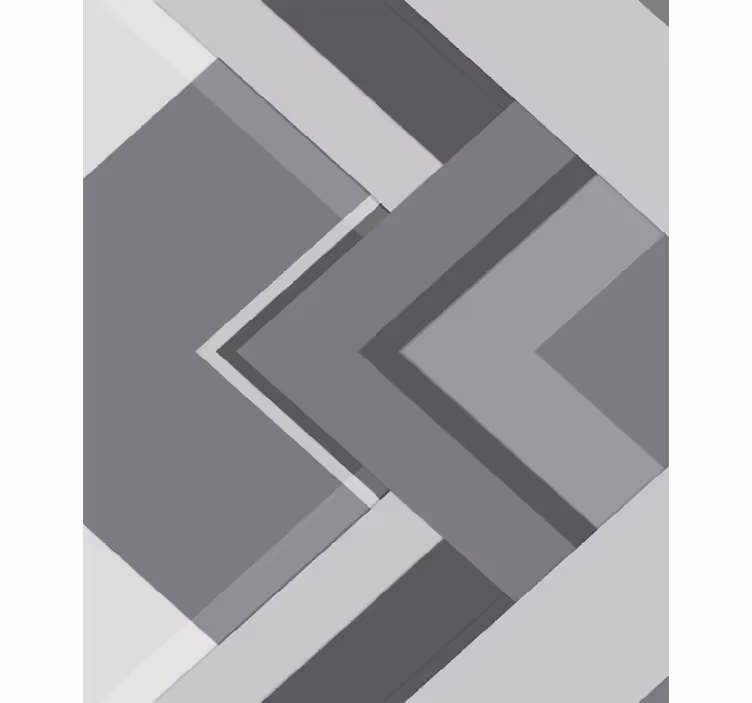Rulou geam gri gri geometric - TenStickers