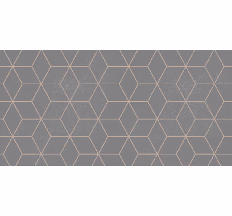 Rulou geam gri cu model hexagonal gri geometric - TenStickers