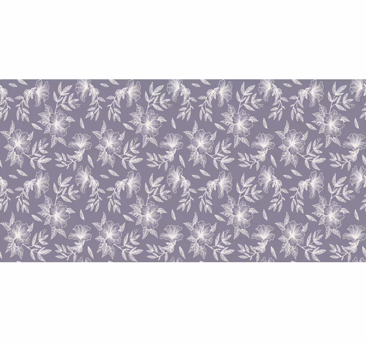 Rulou geam violet flori de liliac - TenStickers