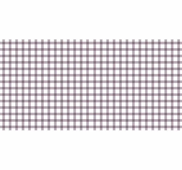 Rulou geam violet cu carouri lila - TenStickers