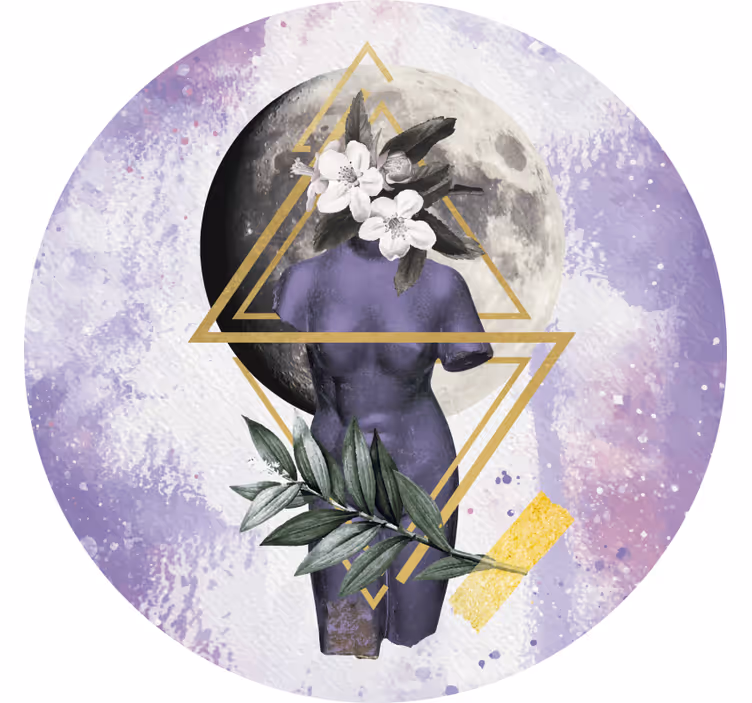 Rulou geam violet colaj digital - TenStickers
