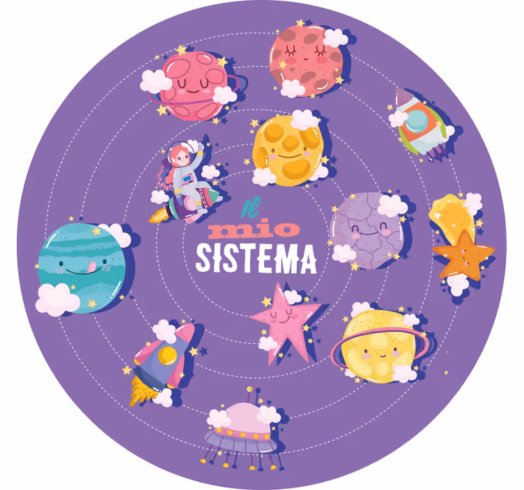 Rulou geam violet sistemul meu - TenStickers