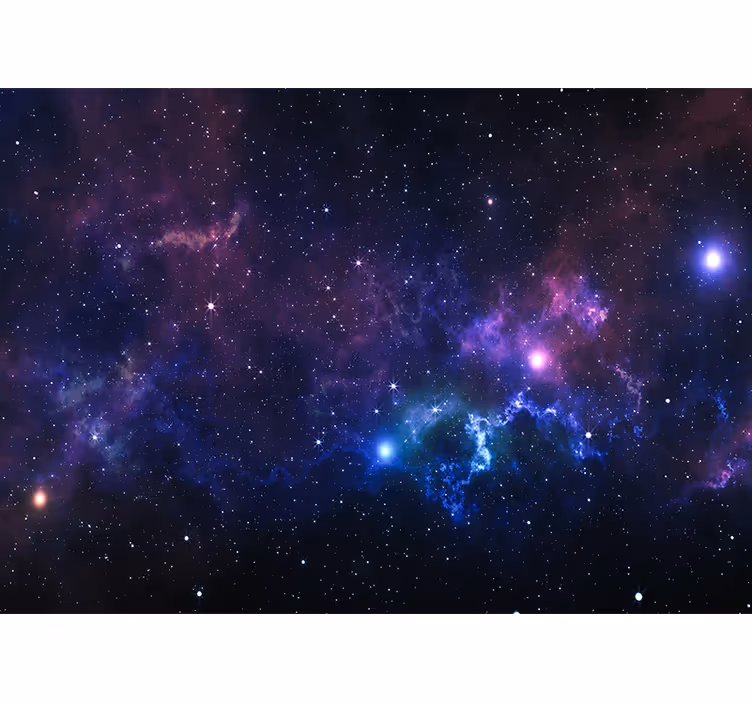 Rulou geam salon univers cu mii de stele - TenStickers