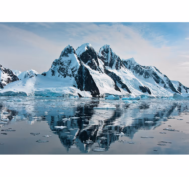Rulou geam salon 3d iceberg ascuns - TenStickers