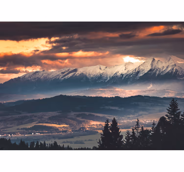 Rulou geam salon polish tatry aurie - TenStickers