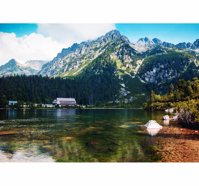 Rulou geam salon lacul tatry polonez - TenStickers