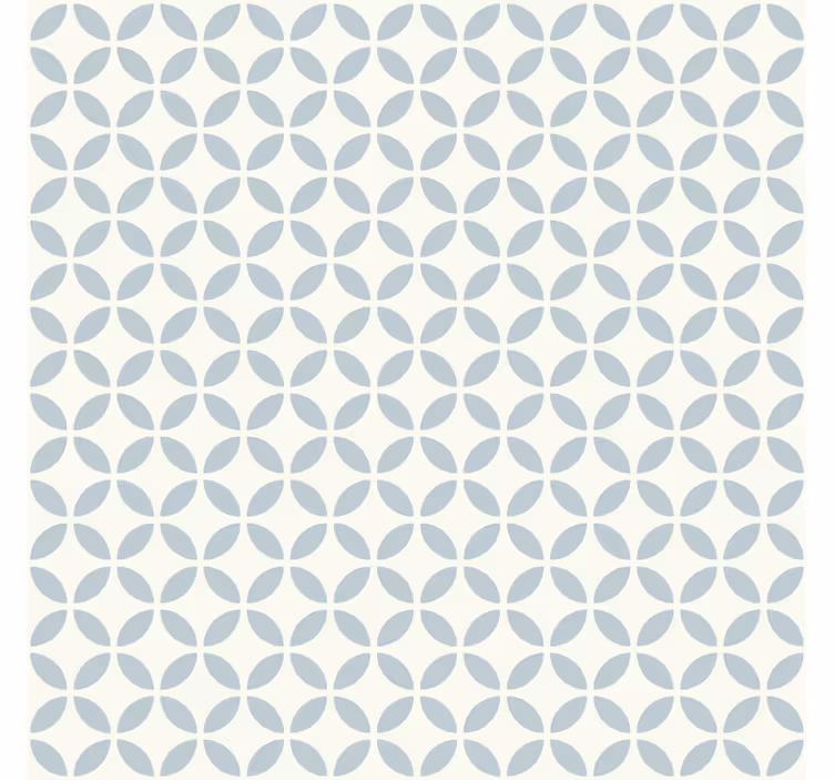 Rulou geam albastru cu design circular - TenStickers