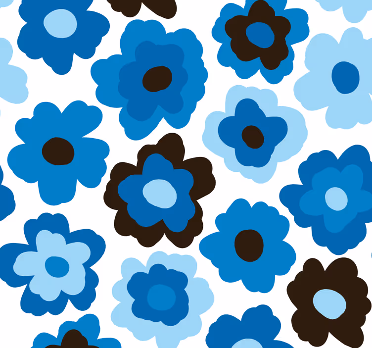 Rulou geam albastru mac bleu - TenStickers