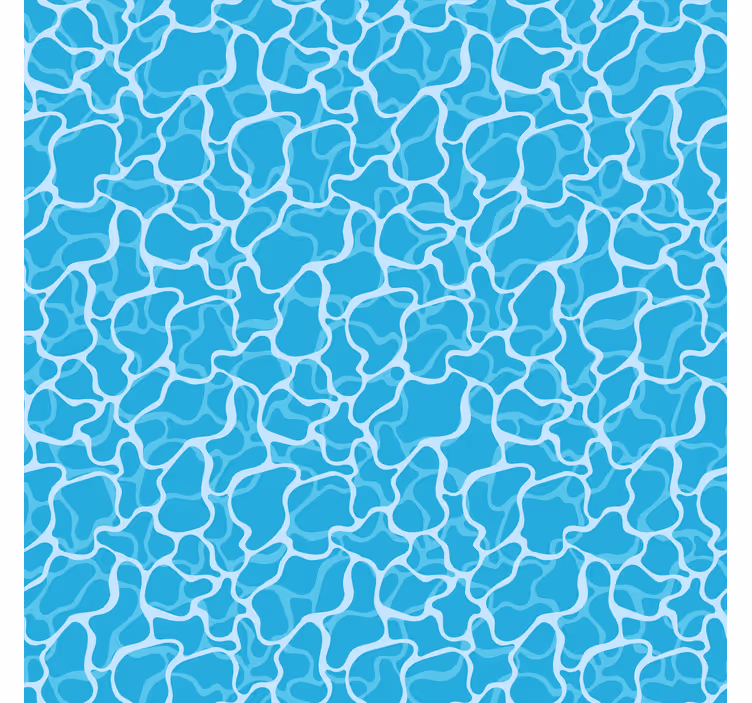 Rulou geam albastru cu modele abstracte fluide - TenStickers