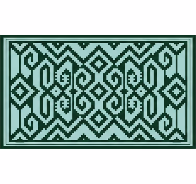 Rulou geam verde culori verzi mapuche - TenStickers
