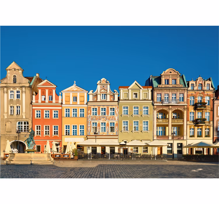 Rulou geam salon piața mare din poznań - TenStickers