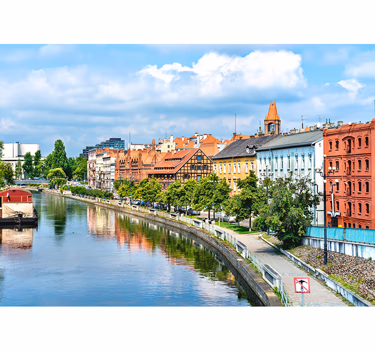 Rulou geam salon râul bydgoszcz - TenStickers