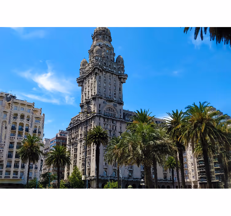 Rulou geam salon piața independenței montevideo - TenStickers