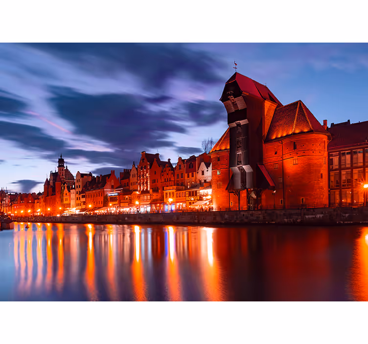 Rulou geam salon portul gdańsk - TenStickers