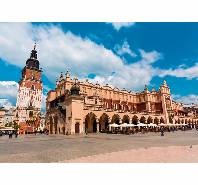 Rulou geam salon piața principală din cracovia - TenStickers