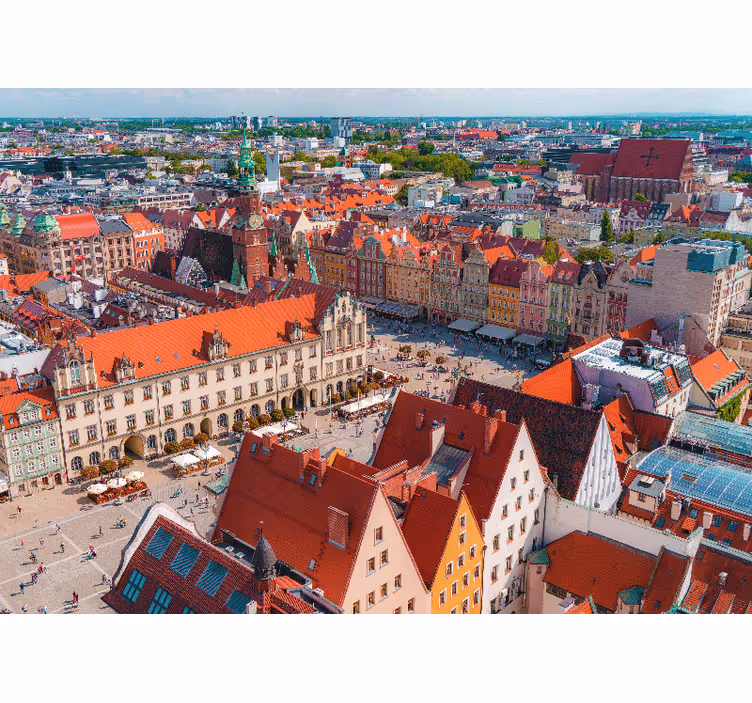 Rulou geam salon panoramă wrocław - TenStickers