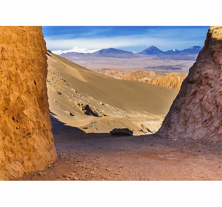Rulou geam salon design de deșert atacama - TenStickers