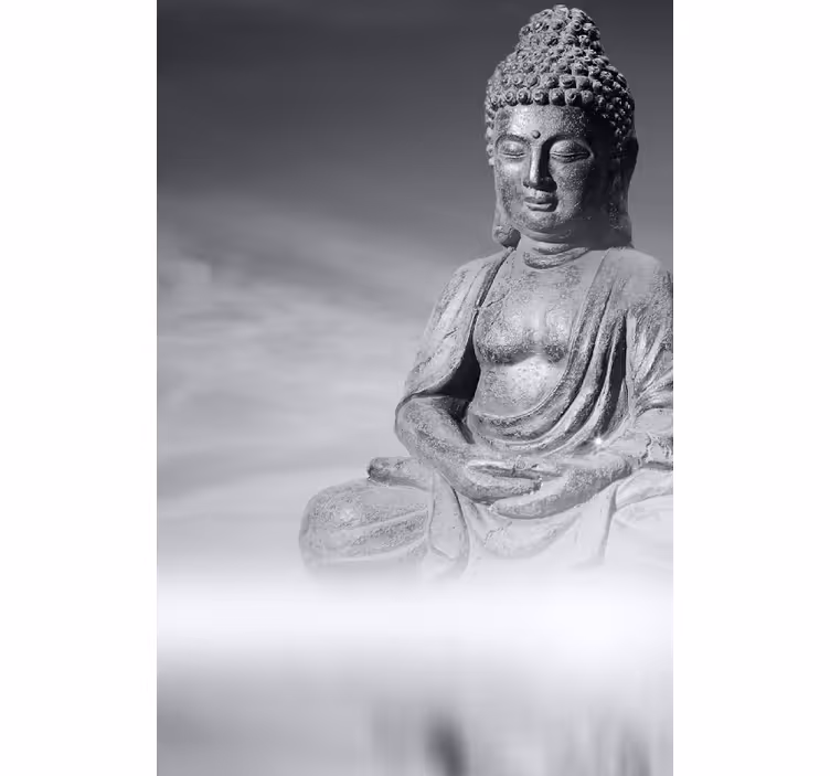 Rulou geam salon buddha zen - TenStickers