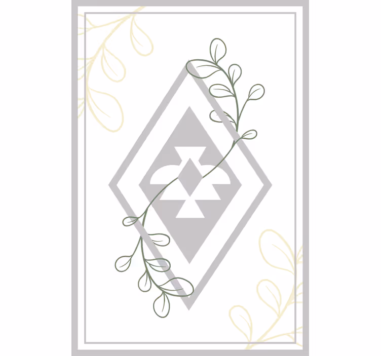 Rulou geam salon decorativ mapuche - TenStickers