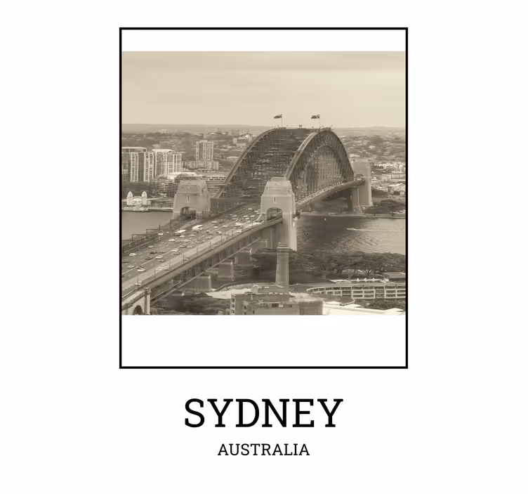 Rulou geam salon sydney alb și negru - TenStickers