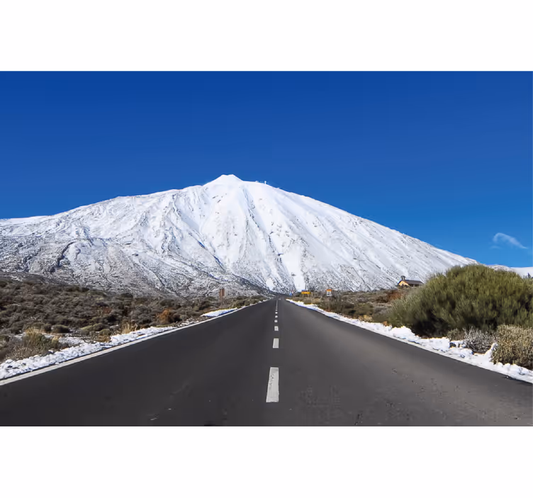 Rulou geam salon drumul spre teide - TenStickers