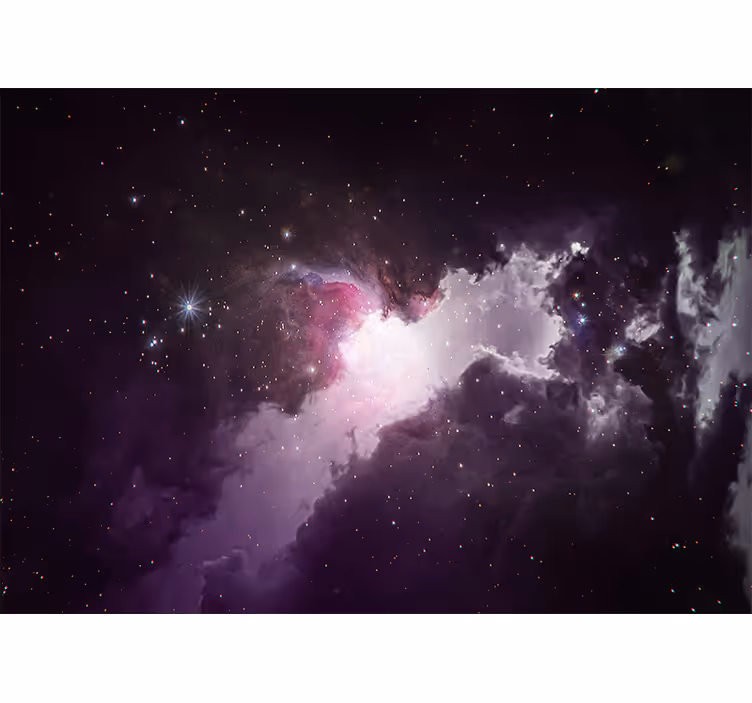 Rulou geam salon ploaie cosmică mică - TenStickers