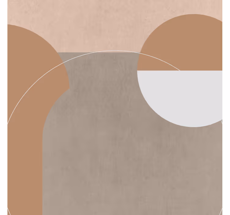 Rulou geam salon stil geometric neregulat - TenStickers