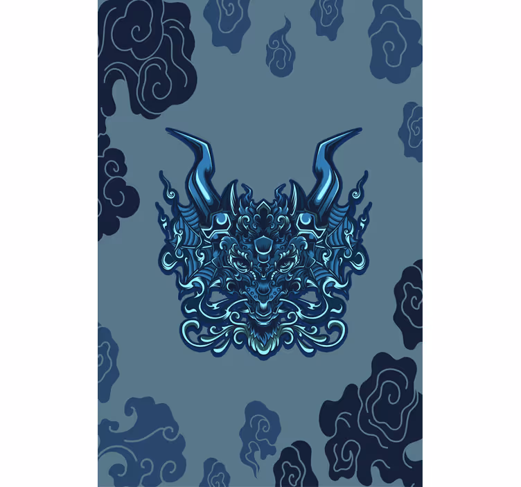Rulou geam salon dragonul mitic - TenStickers