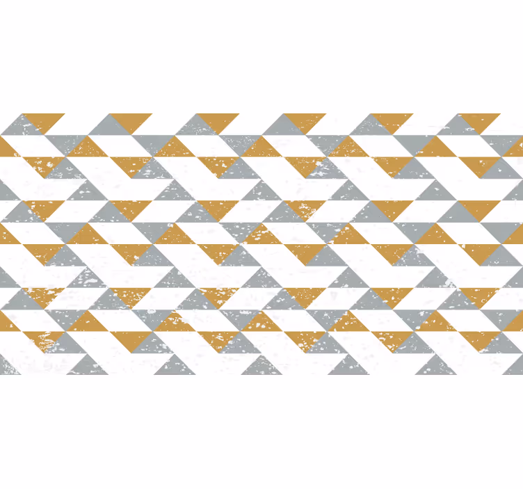 Rulou geam alb design geometric rustic bucătărie - TenStickers