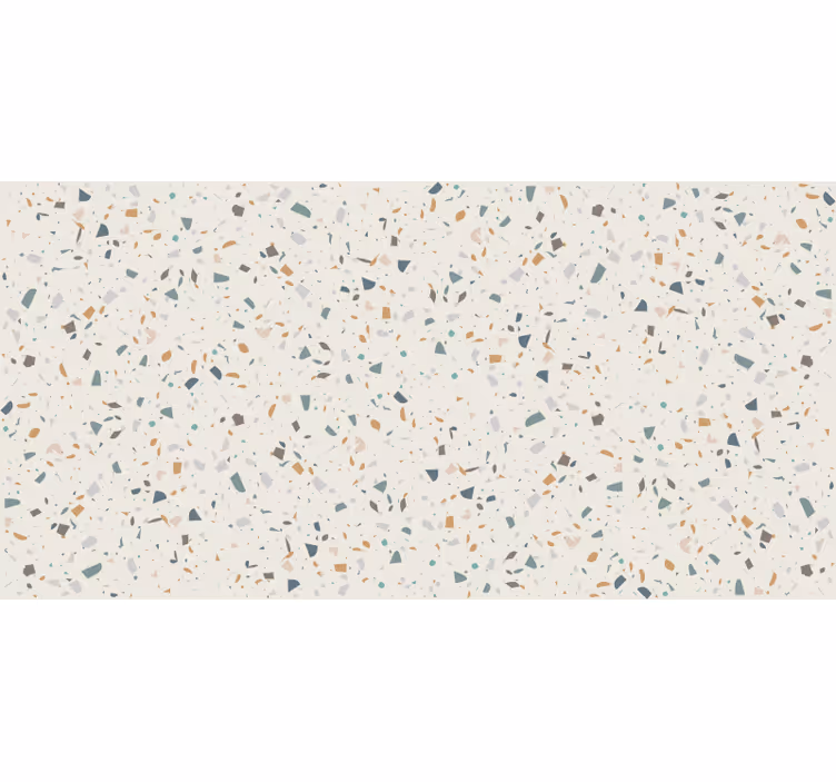 Rulou geam bej motiv terrazzo bej - TenStickers