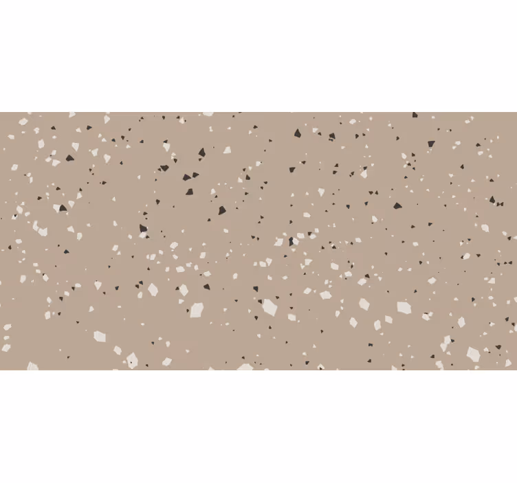 Rulou geam bej textură terrazzo bej - TenStickers