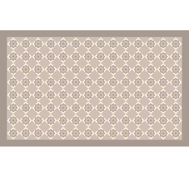 Rulou geam bej plăci ceramice bej ciment - TenStickers
