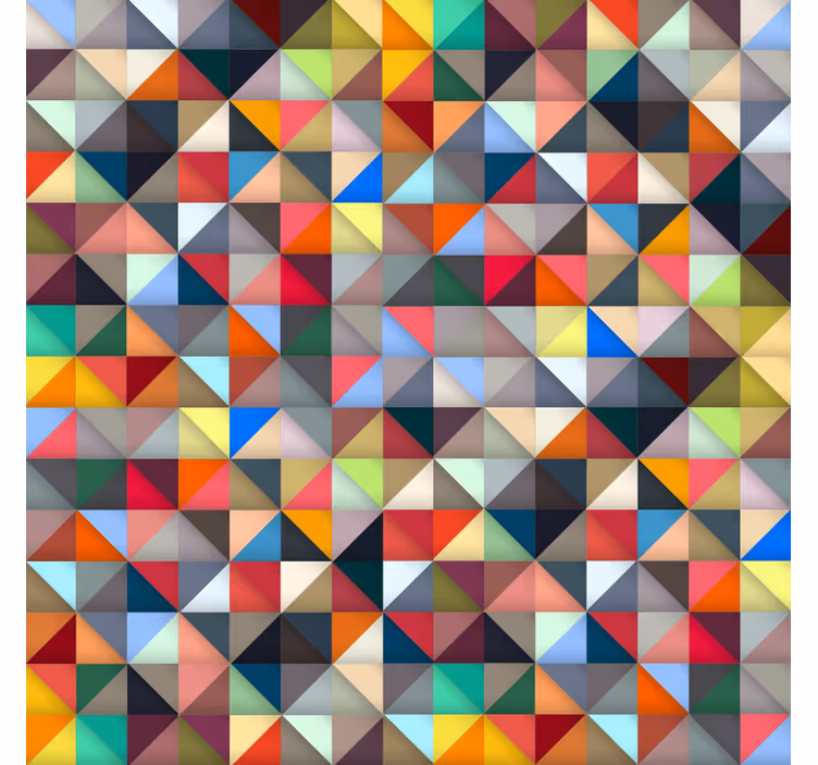 Rulou geam cameră mozaic colorat - TenStickers